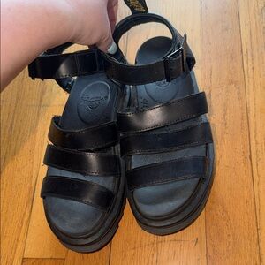Dr. Martens Black Sandals